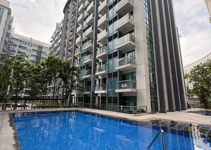 Warm & Minimalist 1br At Two Palm, Newport, T3 Apartamento Manila
